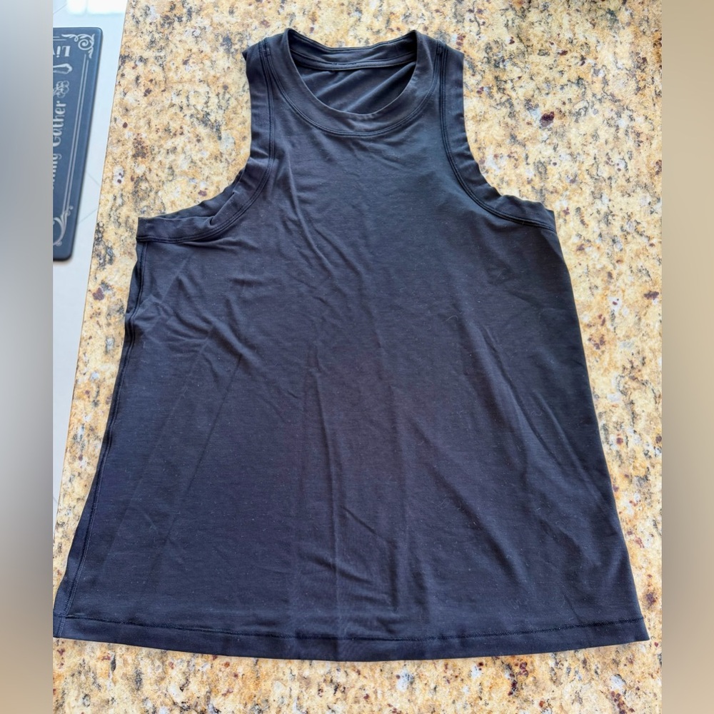 Lululemon Black Jersey Training Tank Workout
